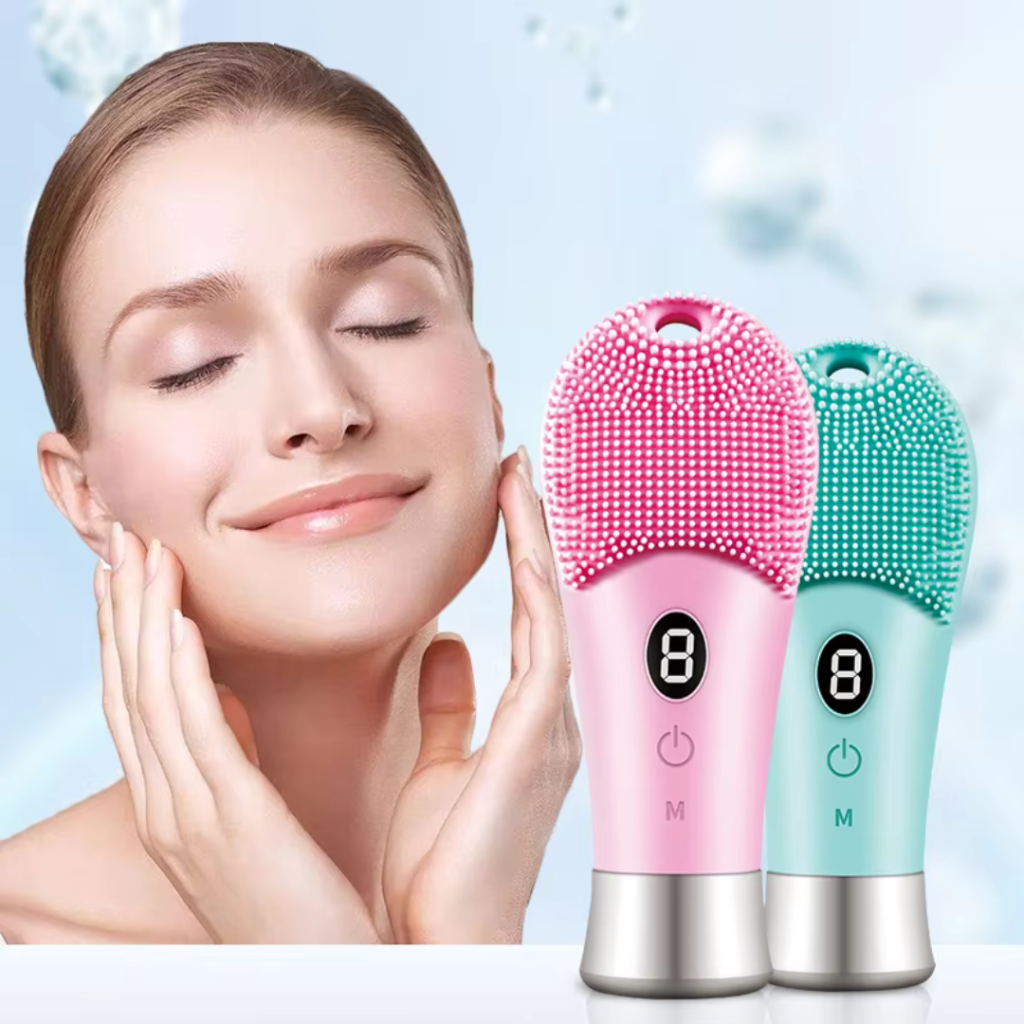 high frequency facial cleaner brush